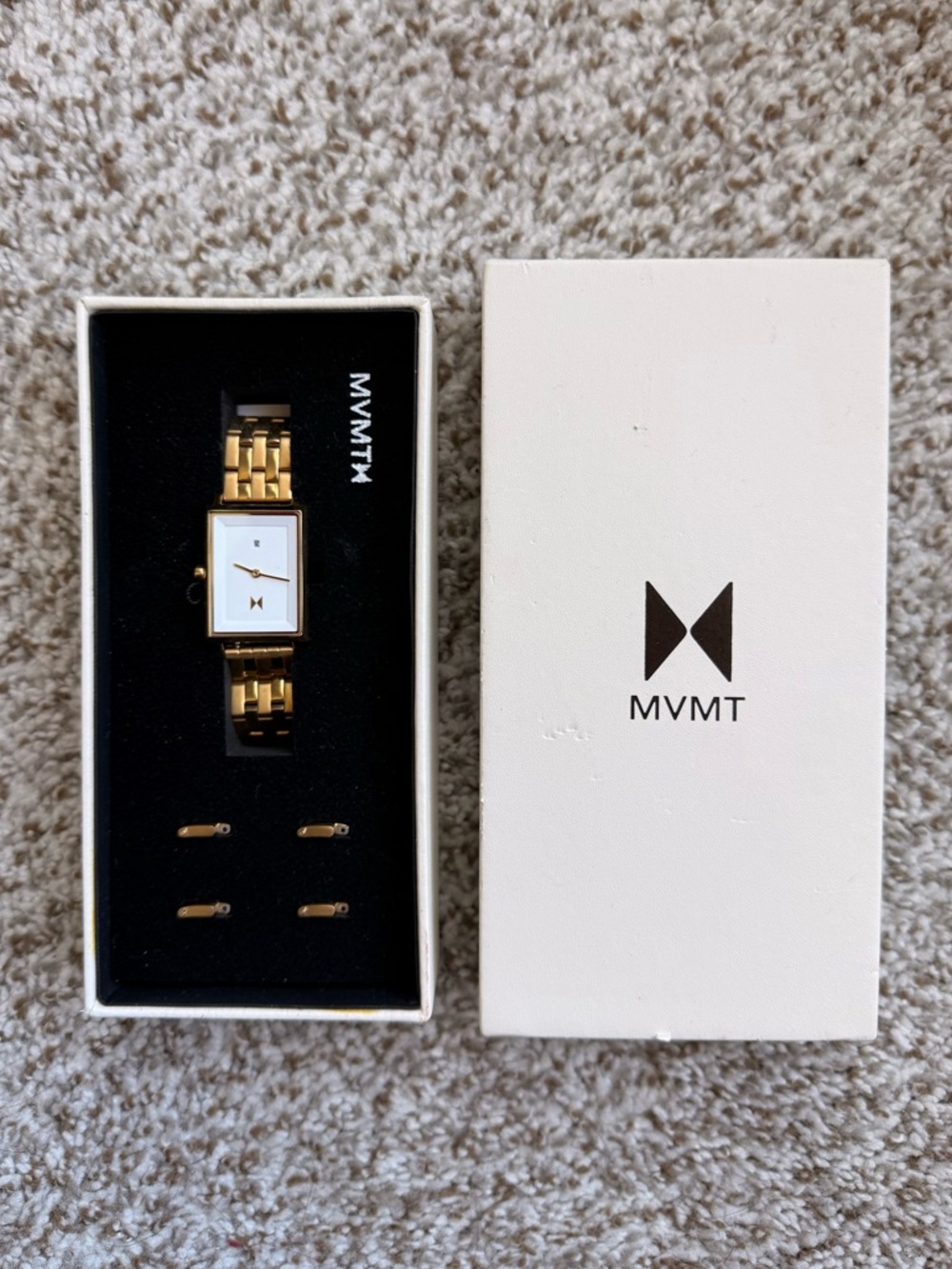 MVMT Signature Square Gold Women’s Watch - NEW